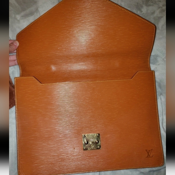 LOUIS VUITTON Authentic Vintage Serviette Ambassadeur Epi Leather Briefcase - Picture 6 of 11
